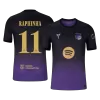 RAPHINHA #11 Player Version Barcelona x Kobe Bryant Away Soccer Jersey 2026/27 Black/Purple - UCL - gojersey