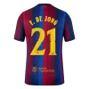 F. DE JONG #21 Men Player Version Barcelona Home Soccer Jersey 2026/27 Red&Blue - UCL - gojersey