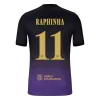 RAPHINHA #11 Player Version Barcelona x Kobe Bryant Away Soccer Jersey 2026/27 Black/Purple - UCL - gojersey