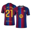 F. DE JONG #21 Men Player Version Barcelona Home Soccer Jersey 2026/27 Red&Blue - gojersey