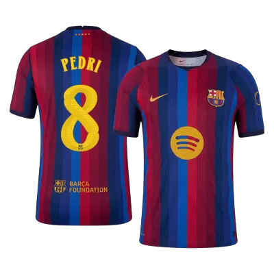 PEDRI #8 Men Player Version Barcelona Home Soccer Jersey 2026/27 Red&Blue - UCL - gojersey