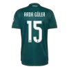 ARDA GÜLER #15 Player Version Real Madrid Away Soccer Jersey 2026/27 Green - gojersey