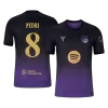 PEDRI #8 Player Version Barcelona x Kobe Bryant Away Soccer Jersey 2026/27 Black/Purple - UCL - gojersey