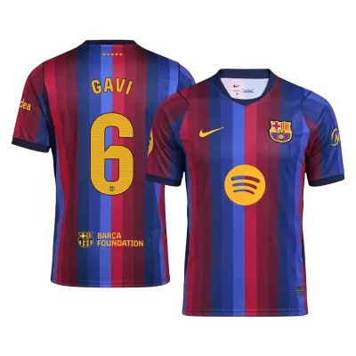 Barcelona GAVI #6 Home Soccer Jersey 2026/27 - gojersey