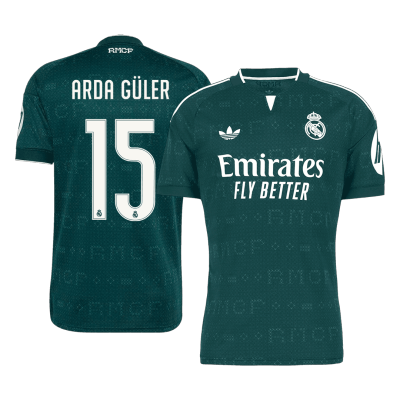 Real Madrid ARDA GÜLER #15 Away Soccer Jersey 2026/27 - gojersey