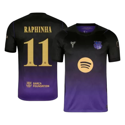 Barcelona RAPHINHA #11 Away Soccer Jersey 2026/27 - UCL Edition - gojersey
