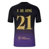 F. DE JONG #21 Player Version Barcelona x Kobe Bryant Away Soccer Jersey 2026/27 Black/Purple - UCL - gojersey