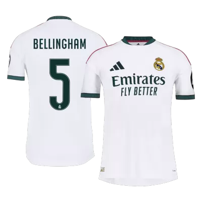 BELLINGHAM #5 Player Version Real Madrid Home Soccer Jersey 2026/27 White - gojersey