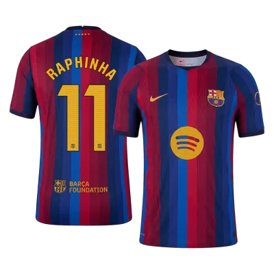 RAPHINHA #11 Men Player Version Barcelona Home Soccer Jersey 2026/27 Red&Blue - gojersey