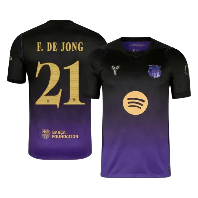Barcelona F. DE JONG #21 Away Soccer Jersey 2026/27 - UCL Edition - gojersey