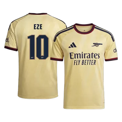 EZE #10 Player Version Arsenal Third Soccer Jersey 2026/27 Yellow - UCL - gojersey