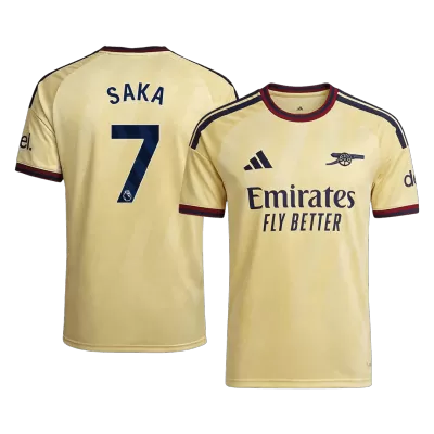 SAKA #7 Player Version Arsenal Third Soccer Jersey 2026/27 Yellow - gojersey