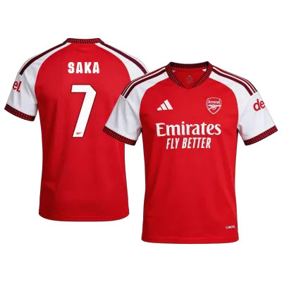 Arsenal SAKA #7 Home Soccer Jersey 2026/27 - UCL Edition - gojersey