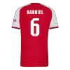 GABRIEL #6 Player Version Arsenal Home Soccer Jersey 2026/27 Red - UCL - gojersey
