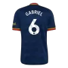 Arsenal GABRIEL #6 Away Soccer Jersey 2026/27 - gojersey