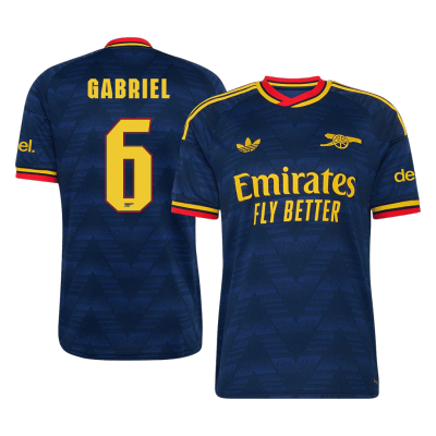 Arsenal GABRIEL #6 Away Soccer Jersey 2026/27 - UCL Edition - gojersey