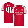 RICE #41 Player Version Arsenal Home Soccer Jersey 2026/27 Red - UCL - gojersey