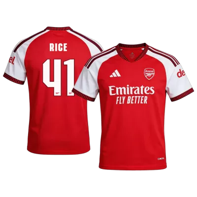Arsenal RICE #41 Home Soccer Jersey 2026/27 - UCL Edition - gojersey