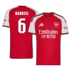 GABRIEL #6 Player Version Arsenal Home Soccer Jersey 2026/27 Red - UCL - gojersey