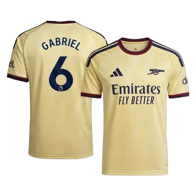 GABRIEL #6 Player Version Arsenal Third Soccer Jersey 2026/27 Yellow - gojersey