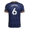 GABRIEL #6 Player Version Arsenal Away Soccer Jersey 2026/27 Navy - gojersey