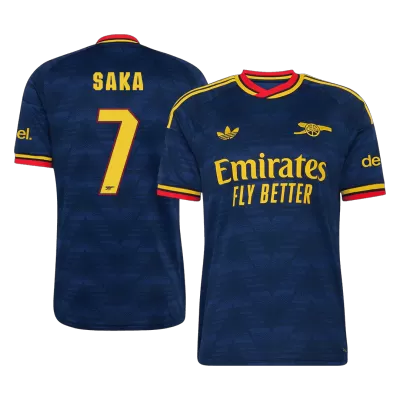 Arsenal SAKA #7 Away Soccer Jersey 2026/27 - UCL Edition - gojersey