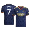 SAKA #7 Player Version Arsenal Away Soccer Jersey 2026/27 Navy - gojersey
