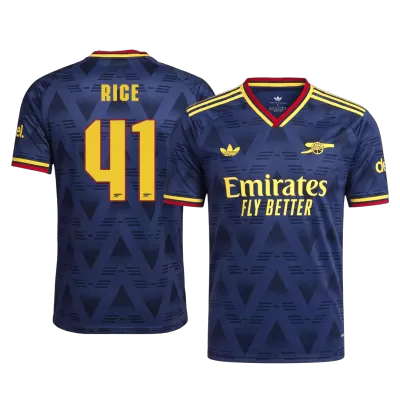 RICE #41 Player Version Arsenal Away Soccer Jersey 2026/27 Navy - UCL - gojersey