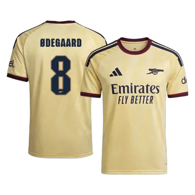 ØDEGAARD #8 Player Version Arsenal Third Soccer Jersey 2026/27 Yellow - UCL - gojersey