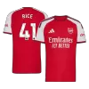 RICE #41 Player Version Arsenal Home Soccer Jersey 2026/27 Red - gojersey