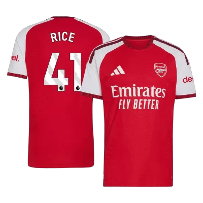 RICE #41 Player Version Arsenal Home Soccer Jersey 2026/27 Red - gojersey