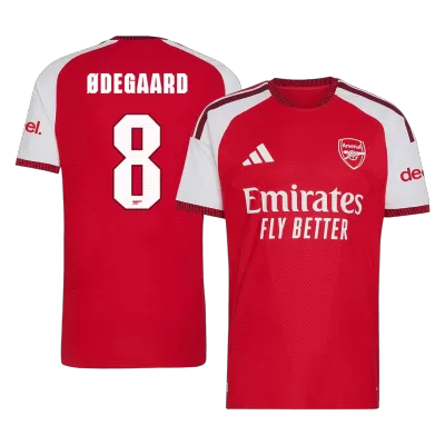 ØDEGAARD #8 Player Version Arsenal Home Soccer Jersey 2026/27 Red - UCL - gojersey