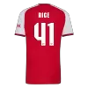 RICE #41 Player Version Arsenal Home Soccer Jersey 2026/27 Red - UCL - gojersey