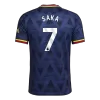 SAKA #7 Player Version Arsenal Away Soccer Jersey 2026/27 Navy - gojersey