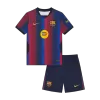 Kids Barcelona Home Soccer Jersey Kit (Jersey+Shorts) 2026/27 Red&Blue - gojersey