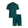 Kids Real Madrid Away Soccer Jersey Kit (Jersey+Shorts) 2026/27 Green - gojersey