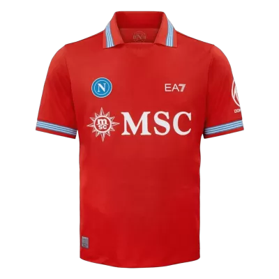 Player Version Napoli Third Soccer Jersey2026/27 Red - gojersey