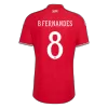 B. FERNANDES #8 Player Version 26/27 Manchester United Home Soccer Jersey Red - UCL - gojersey