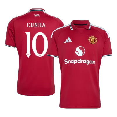 Manchester United CUNHA #10 Home Soccer Jersey 2026/27 - UCL Edition - gojersey