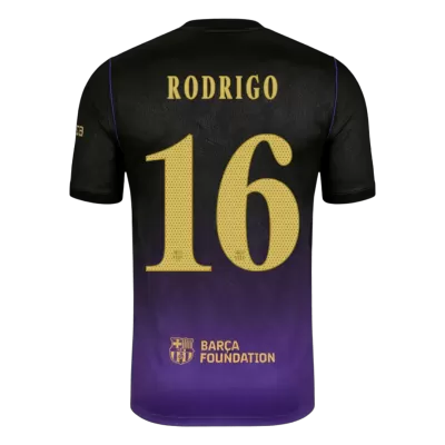 Barcelona RODRIGO #16 Away Soccer Jersey 2026/27 - UCL Edition - gojersey