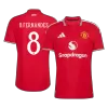 B. FERNANDES #8 Player Version 26/27 Manchester United Home Soccer Jersey Red - UCL - gojersey
