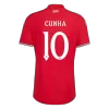 CUNHA #10 Player Version 26/27 Manchester United Home Soccer Jersey Red - UCL - gojersey