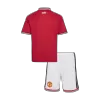 Kids Manchester United Home Soccer Jersey Kit (Jersey+Shorts) 2026/27 Red - gojersey
