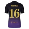 RODRIGO #16 Player Version Barcelona x Kobe Bryant Away Soccer Jersey 2026/27 Black/Purple - UCL - gojersey