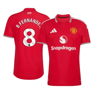 B. FERNANDES #8 Player Version 26/27 Manchester United Home Soccer Jersey Red - gojersey