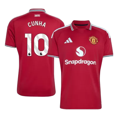 Manchester United CUNHA #10 Home Soccer Jersey 2026/27 - gojersey