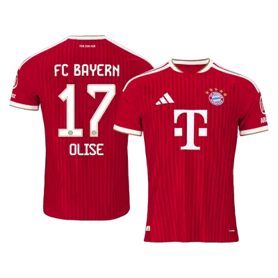 OLISE #17 Player Version 26/27 Bayern Munich Home Soccer Jersey Red - gojersey