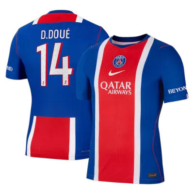 D. DOUÉ #14 Player Version 26/27 Paris Saint-Germain Home Soccer Jersey Dark Blue - gojersey