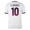 O. DEMBÉLÉ #10 Player Version PSG Away Soccer Jersey 2026/27 White - gojersey