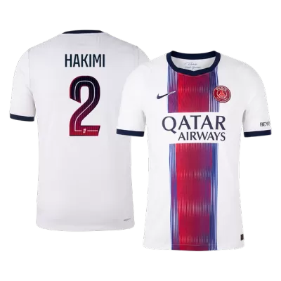 HAKIMI #2 Player Version PSG Away Soccer Jersey 2026/27 White - gojersey